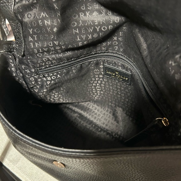 kate spade Chester Street Miri Black Pebbled Leather Shoulder Bag with Tassel - Picture 11 of 16